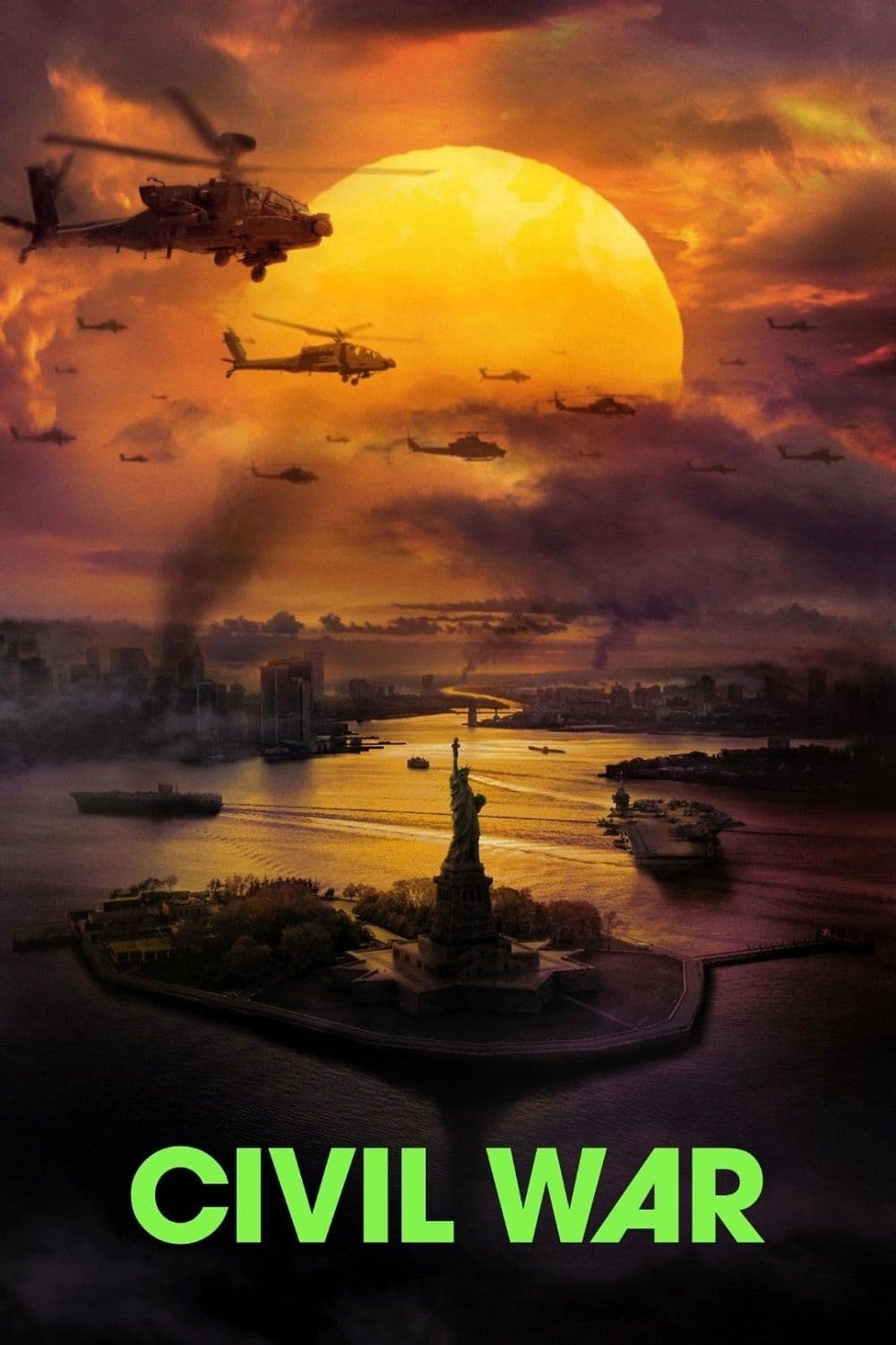 Civil War 2024 1080p AMZN WEB DL DDP5 1 Atmos H 264-FLUX