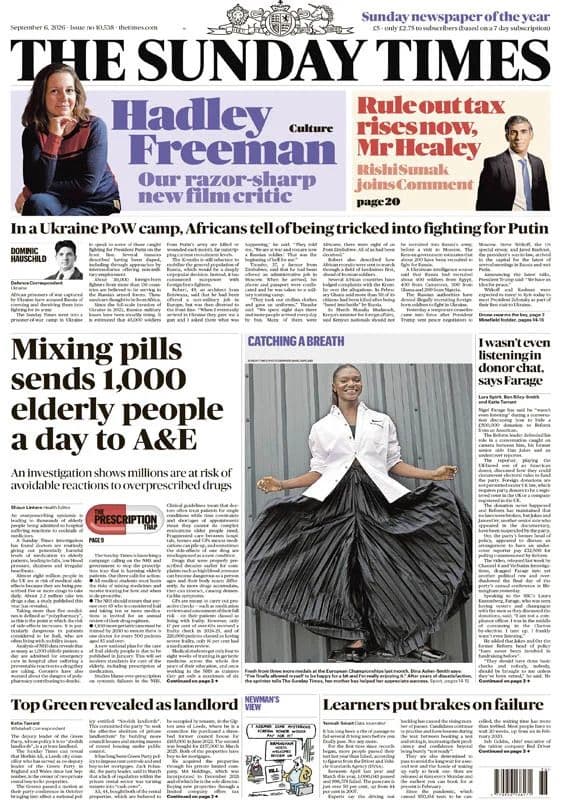 The Sunday Times UK - 06 September 2026